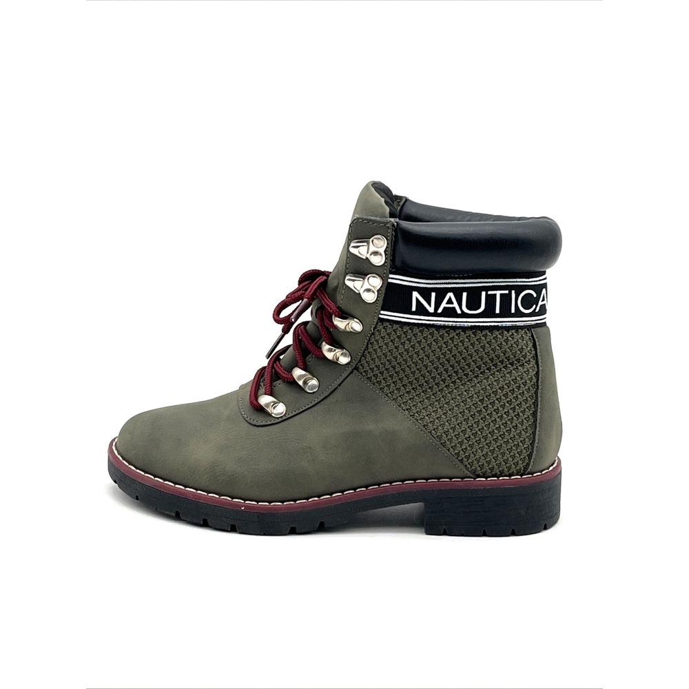 Nautica Phoenix Women's Hiking‎ Boots Olive Green Size 6 NEW No Box